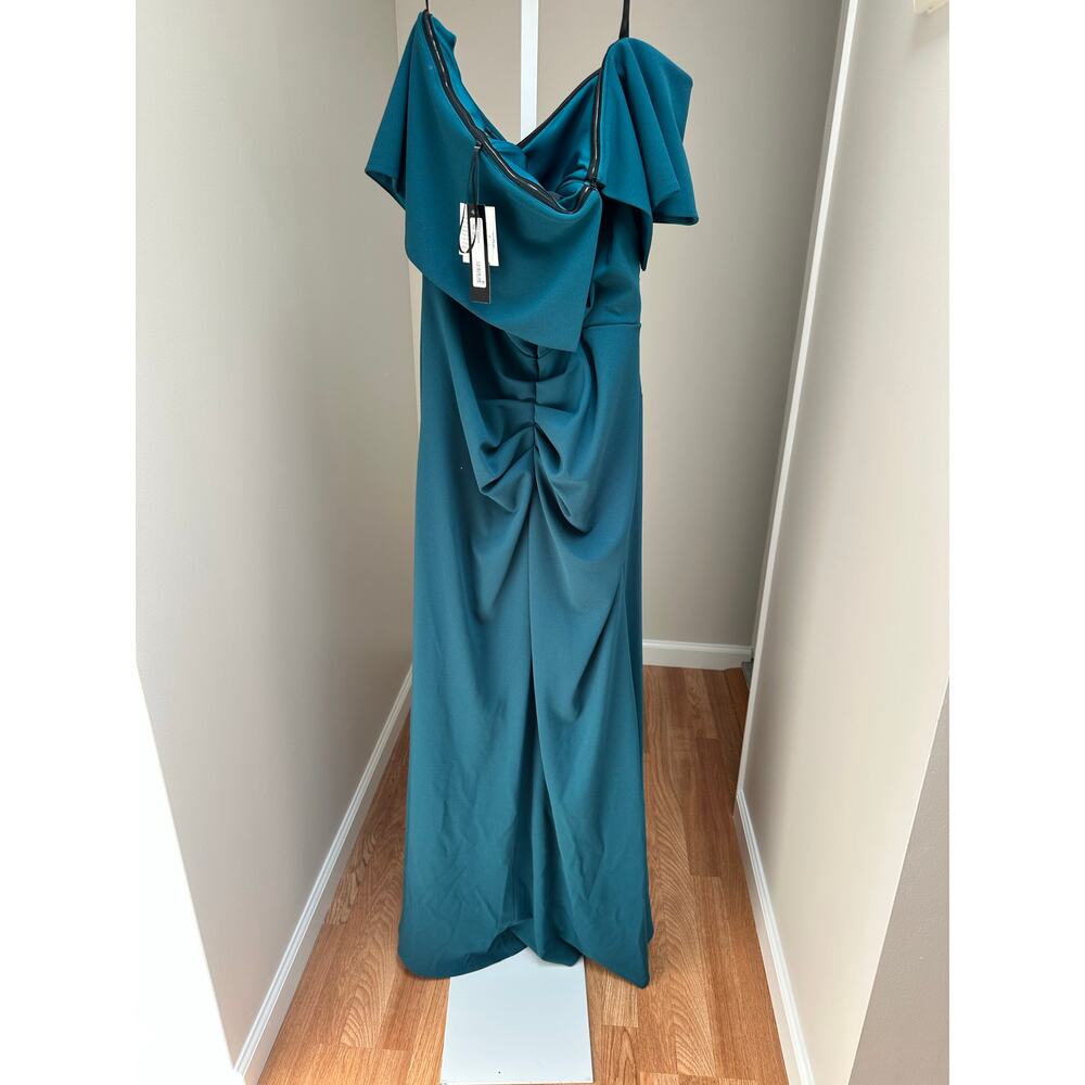 NEW NWT Betsy & Adam Sweetheart Off-The-Shoulder Gown size 16W - Picture 8 of 10